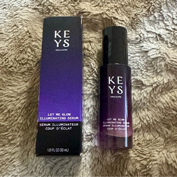 NIB NEW Alicia KEYS Soulcare Let Me Glow Illuminating Serum Golden Aurora - Picture 3 of 16